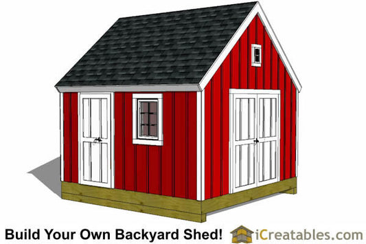 12x12-CC Cape Cod Shed Plans Emailed