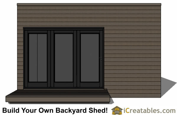 12x16-M2 Modern Shed Plans Emailed