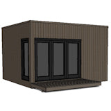 12x16-M2 Modern Shed Plans Emailed