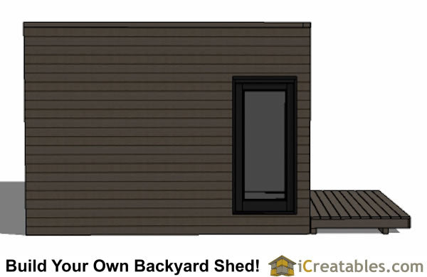 12x16-M2 Modern Shed Plans Emailed