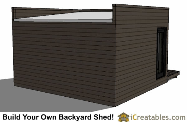 12x16-M2 Modern Shed Plans Emailed