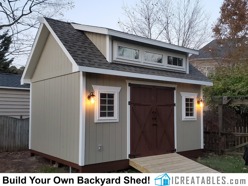 storage shed plans how to build a shed