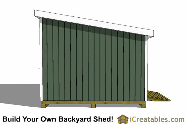 12x16-LT Lean To Shed Plans Emailed