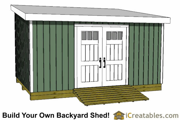 12x16-LT Lean To Shed Plans Emailed