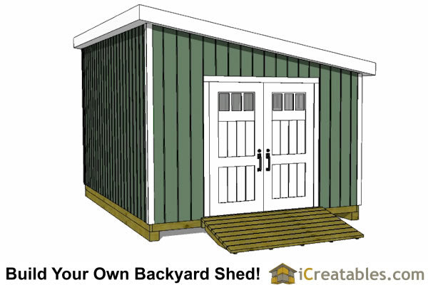 12x16-LT Lean To Shed Plans Emailed