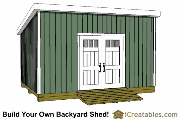 12x16-LT Lean To Shed Plans Emailed