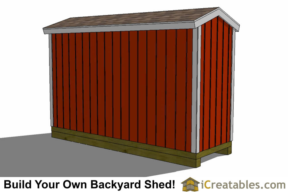 4x12-B Backyard Shed Plans Emailed