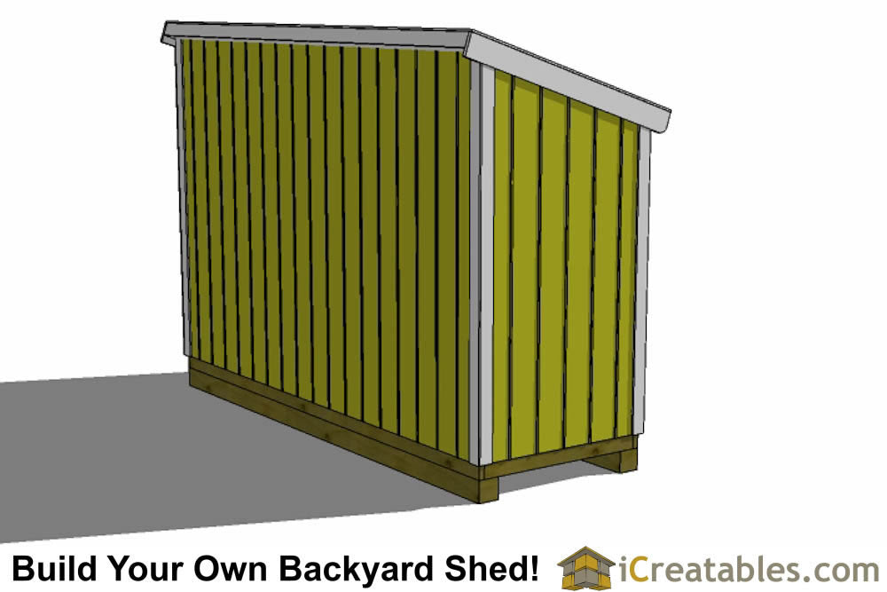 4x12-LT Lean To Shed Plans Emailed