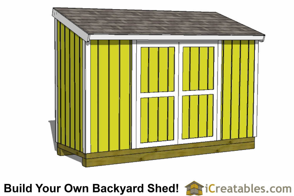 4x12-LT Lean To Shed Plans Emailed