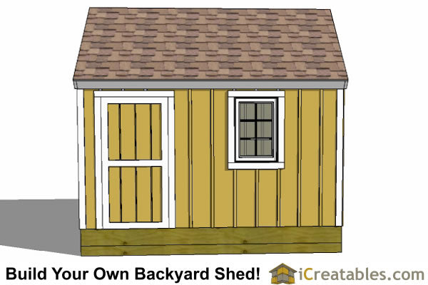 8x12-CC Cape Cod Shed Plans Emailed