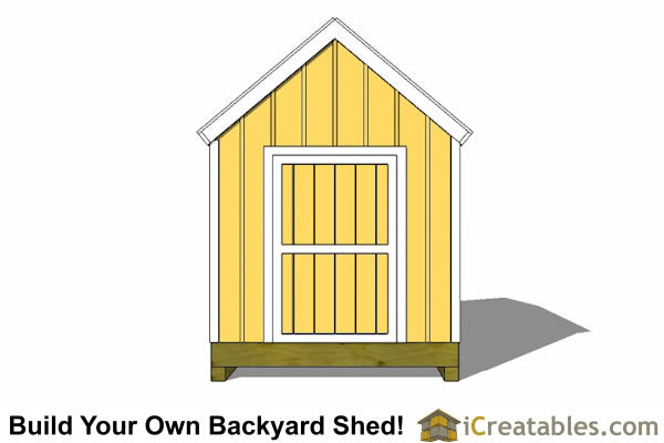 8x12-CC Cape Cod Shed Plans Emailed