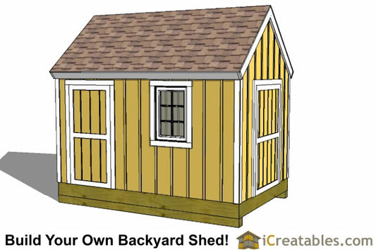 8x12-CC Cape Cod Shed Plans Emailed
