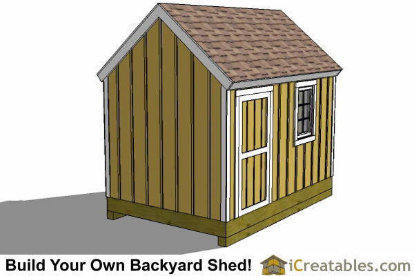 8x12-CC Cape Cod Shed Plans Emailed