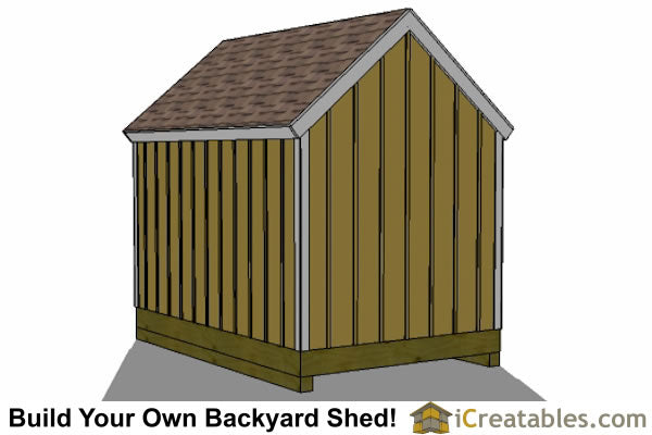 8x12-CC Cape Cod Shed Plans Emailed