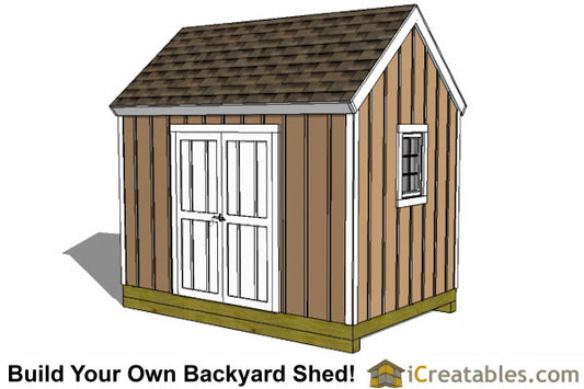 8x12-CLD Colonial Large Door Plans Emailed