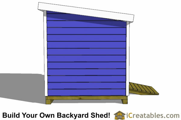 8x12-LT Lean To Shed Plans Emailed