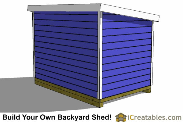 8x12-LT Lean To Shed Plans Emailed