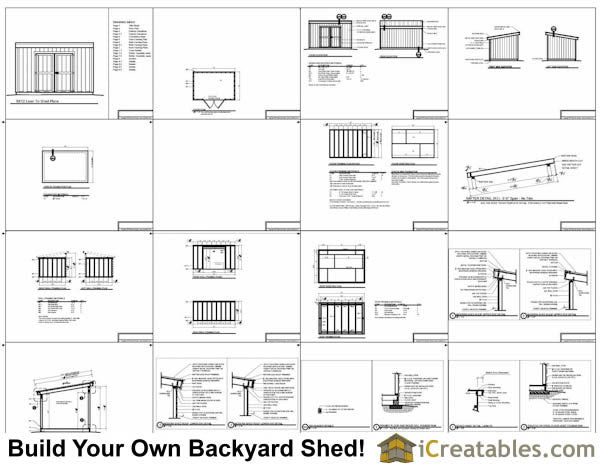 8x12-LT8 Lean To 8 Foot Emailed