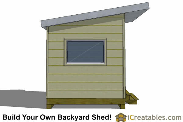 8x12-S1 Modern Shed Plans Emailed