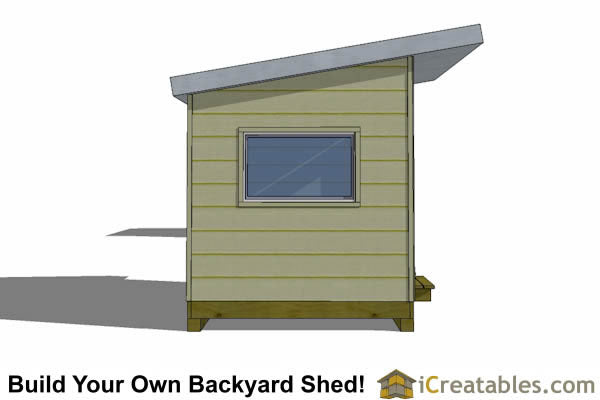 8x12-S2 Modern Shed Plans Emailed
