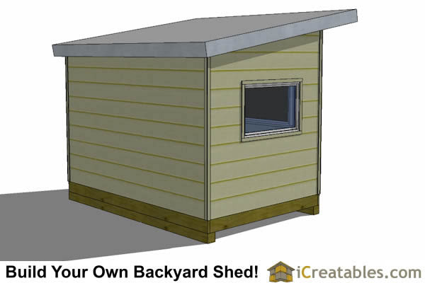 8x12-S3 Modern Shed Plans Emailed