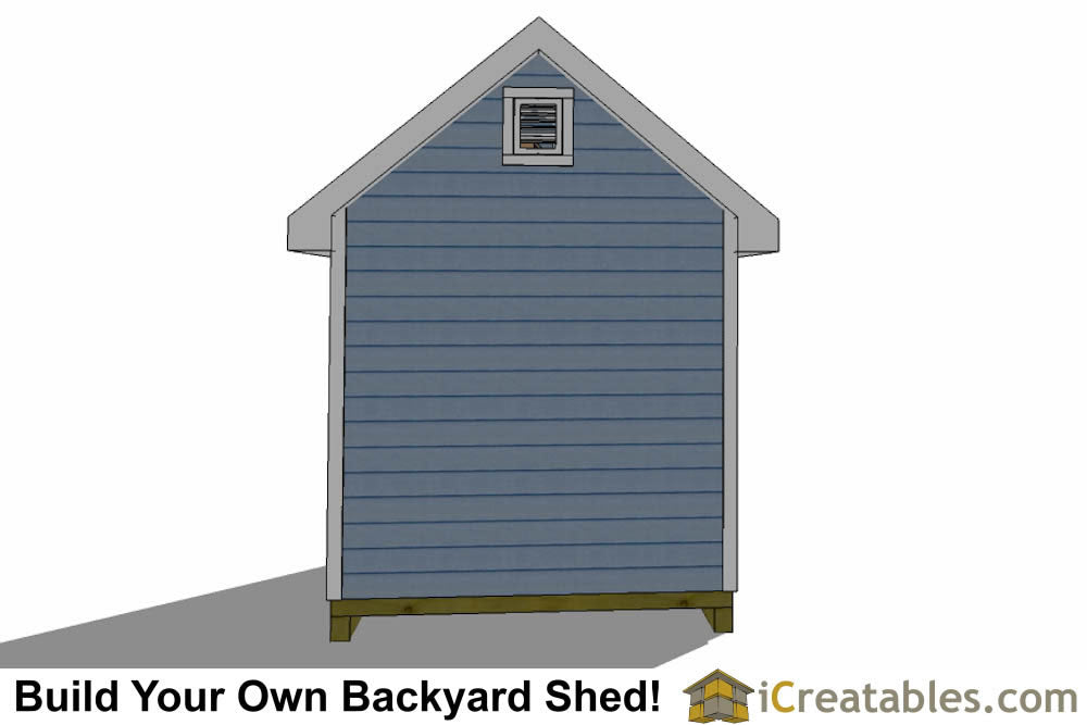 8x12-TV Victorian Shed Plans Emailed