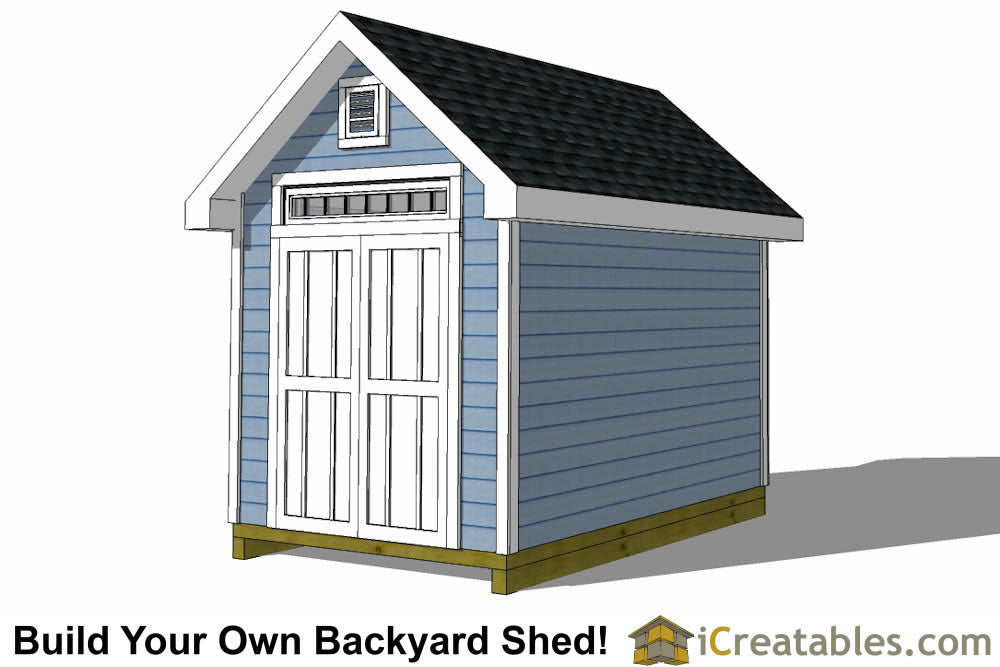 8x12-TV Victorian Shed Plans Emailed